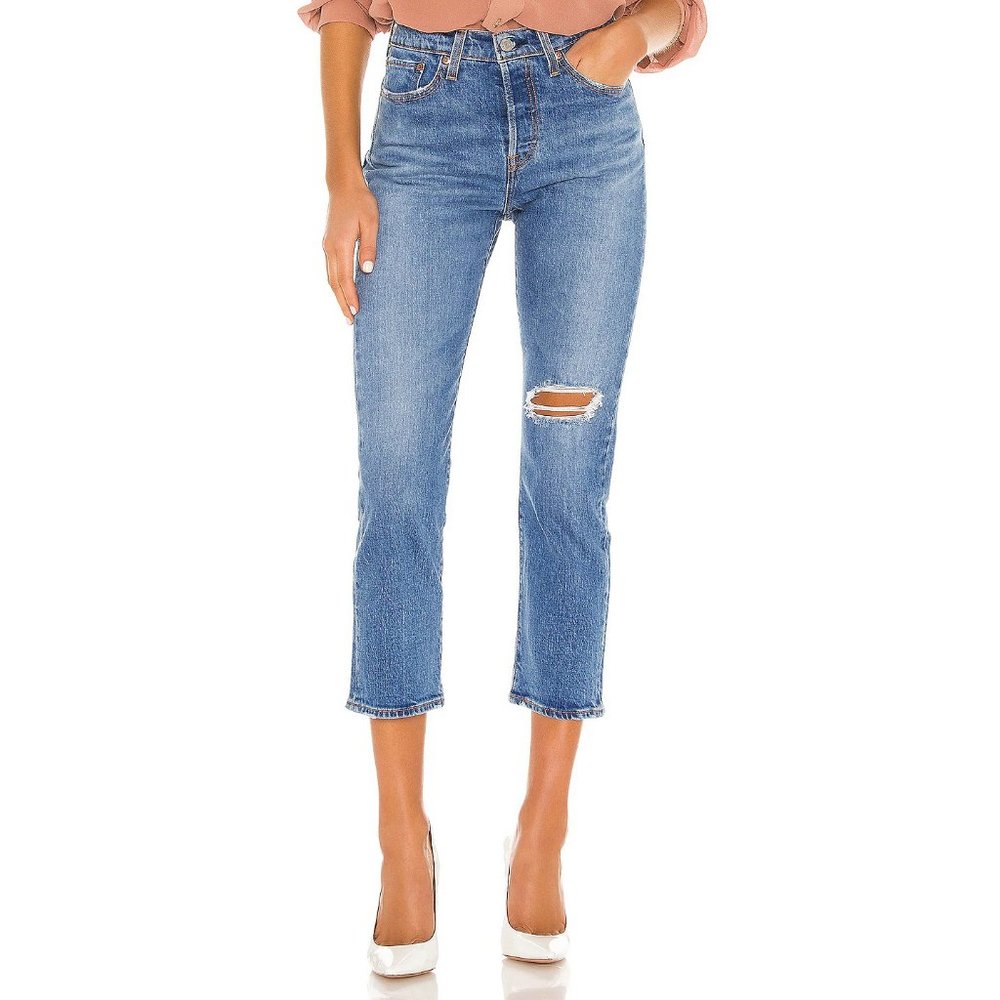 NWT Levi's Wedgie Straight in Jive Tone 32
